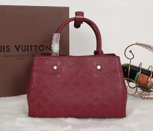 2014 monogram canvas montaigne bag bb deep red m41050 6 1 2014 monogram canvas montaigne bag bb deep red m41050 6 1