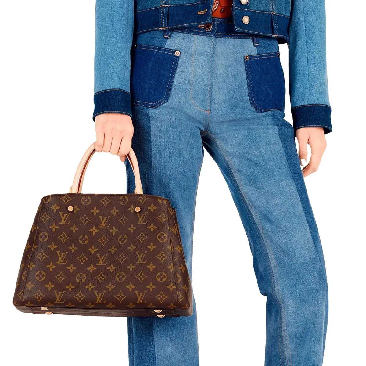 2014 monogram canvas montaigne bag mm m41056 3
