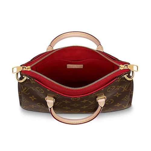 2014 monogram canvas pallas bb handbag red m41241 2