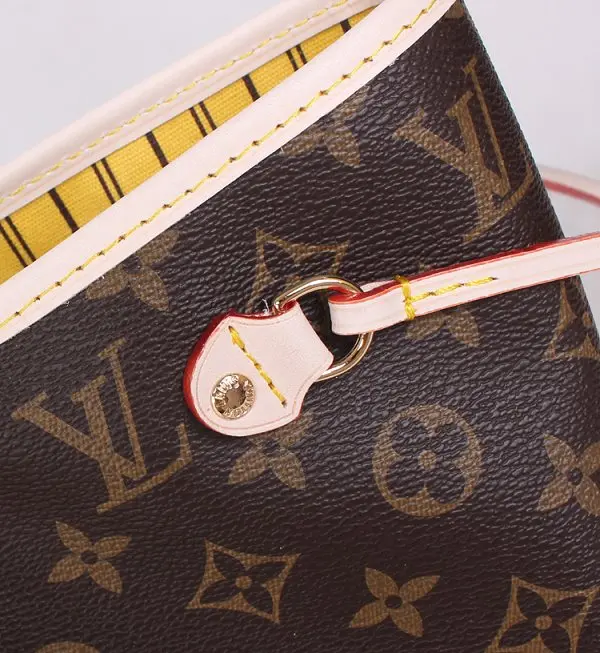 2014 new monogram neverfull gm yellow with pochette m40992 2