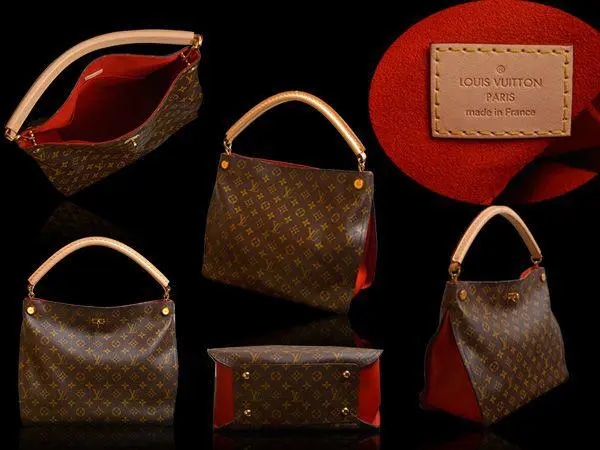 2015 gaia monogram hobo handbag cherry m41620 2 2015 gaia monogram hobo handbag cherry m41620 2