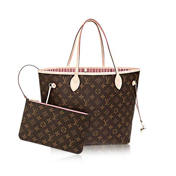 2015 monogram neverfull mm with pochette rose ballerine m50366 1 2015 monogram neverfull mm with pochette rose ballerine m50366 1