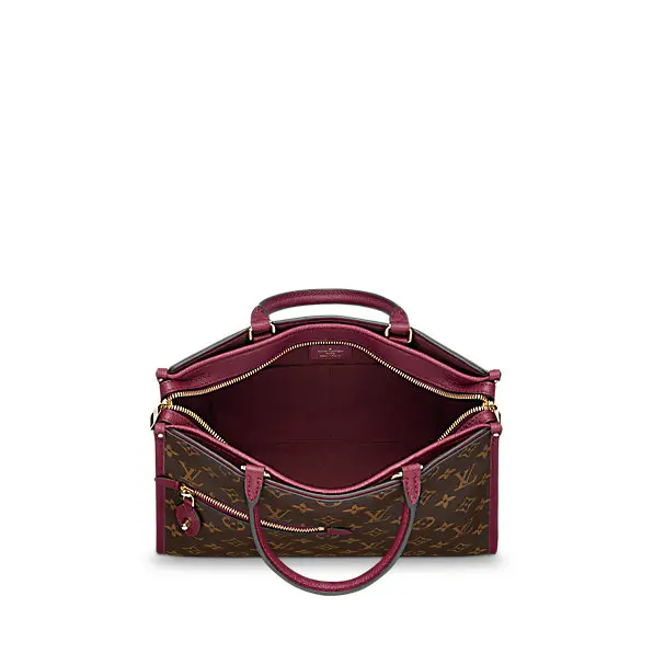 2017 fall premium monogram popincourt bag mm deep red m43462 3