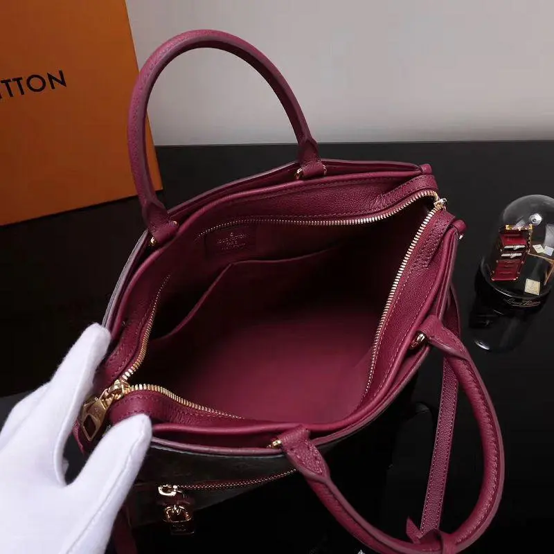 2017 fall premium monogram popincourt bag mm deep red m43462 4