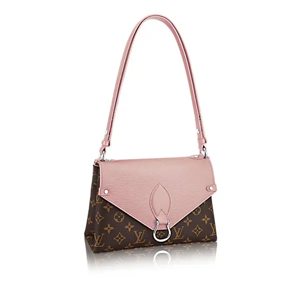 2017 premium monogram canvas epi saint michel handbag pink m44031 pink 1