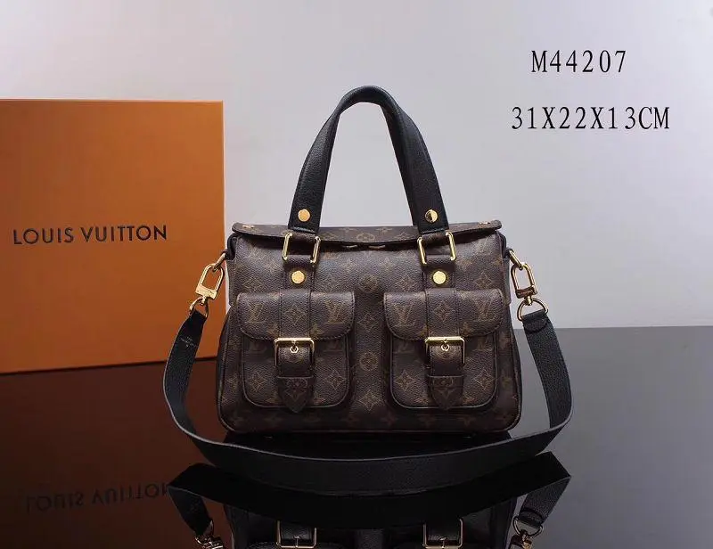 2017 premium monogram canvas manhattan bag black m44207 7 2017 premium monogram canvas manhattan bag black m44207 7