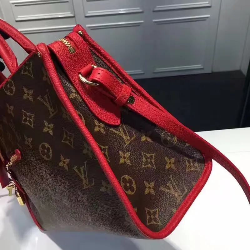 2017 premium monogram canvas popincourt bag red m43433 4 2017 premium monogram canvas popincourt bag red m43433 4