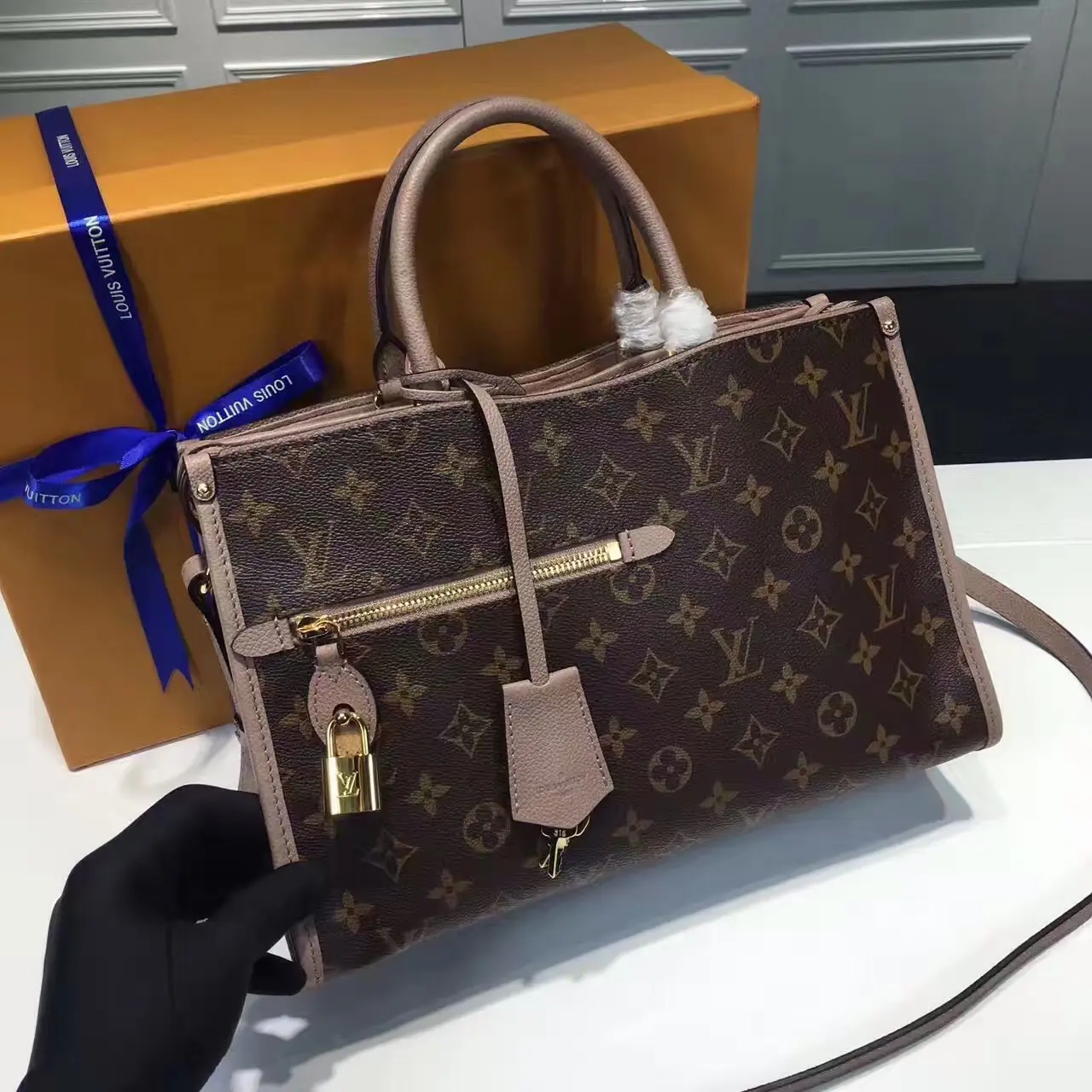 2017 premium monogram canvas popincourt bag taupe glace m43463 4 2017 premium monogram canvas popincourt bag taupe glace m43463 4