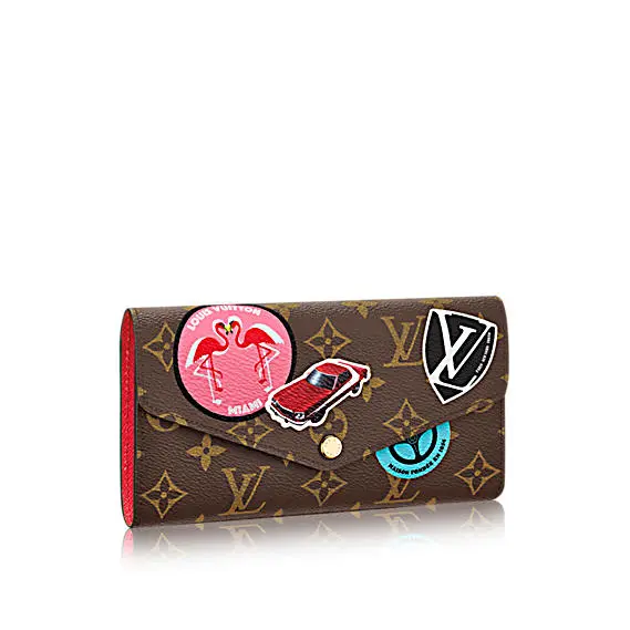 2017 premium monogram canvas sarah wallet m62147 1