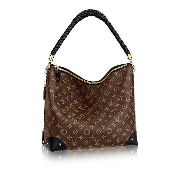 2017 premium monogram canvas triangle softy handbag m44130 1