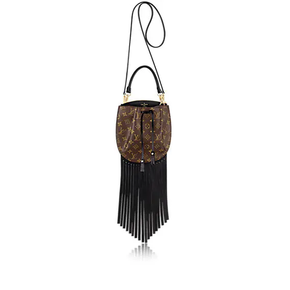 2017 runway premium monogram fringed noe handbag m43132 1 2017 runway premium monogram fringed noe handbag m43132 1