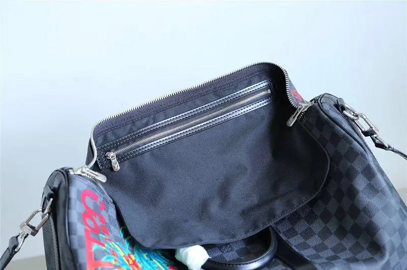 2018 keepall bandouliere 45 damier cobalt canvas n50002 2