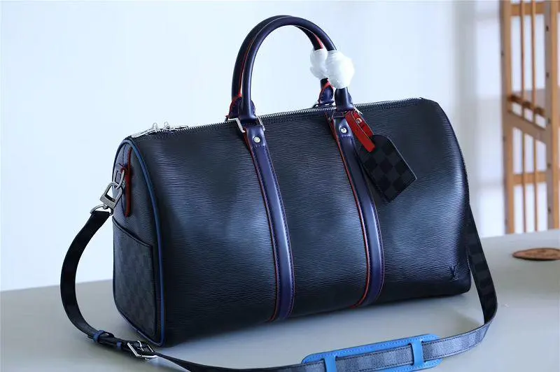 2018 keepall bandouliere 50 blue epi m51462 3