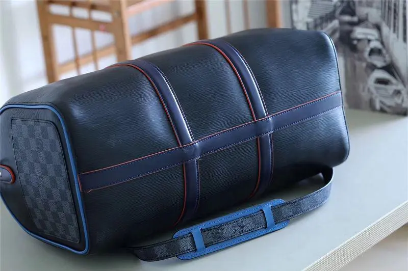2018 keepall bandouliere 50 blue epi m51462 5