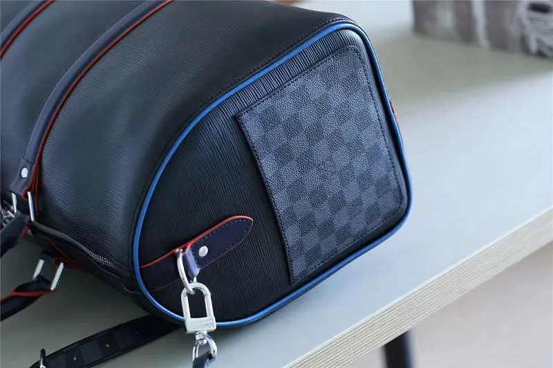 2018 keepall bandouliere 50 blue epi m51462 6