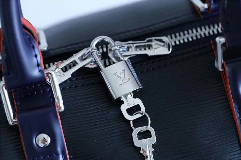 2018 keepall bandouliere 50 blue epi m51462 7