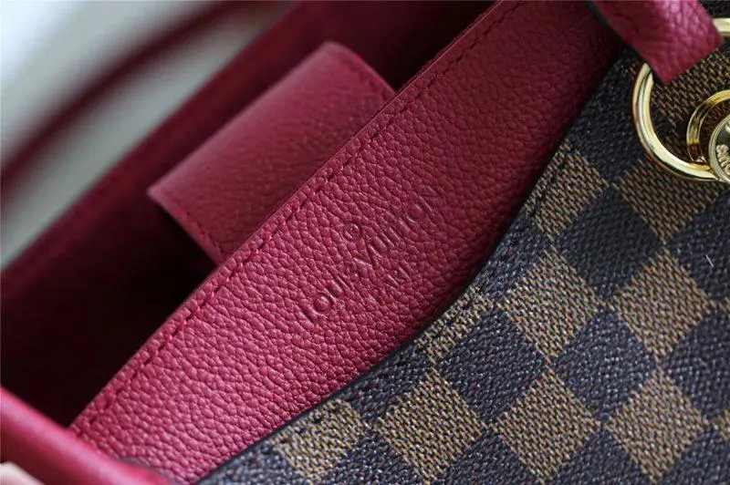 2018 premium damier ebene canvas lv riverside lie de vin n40052 8