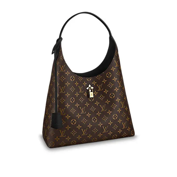 2018 premium flower monogram hobo handbag black m43545 1 2018 premium flower monogram hobo handbag black m43545 1