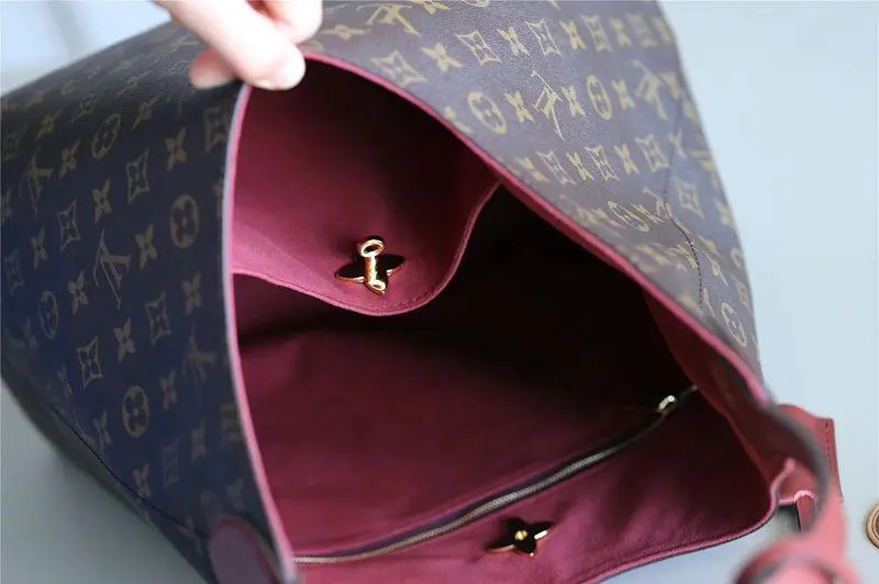 2018 premium flower monogram hobo handbag winered m43547 6 2018 premium flower monogram hobo handbag winered m43547 6
