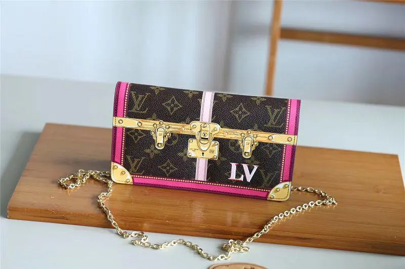 2018 premium monogram canvas pochette weekend clutch m62456 11