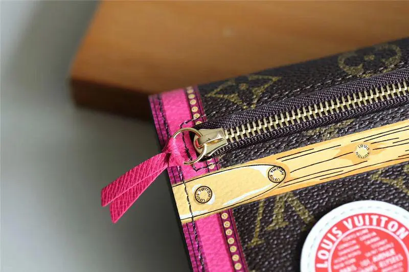 2018 premium monogram canvas pochette weekend clutch m62456 8