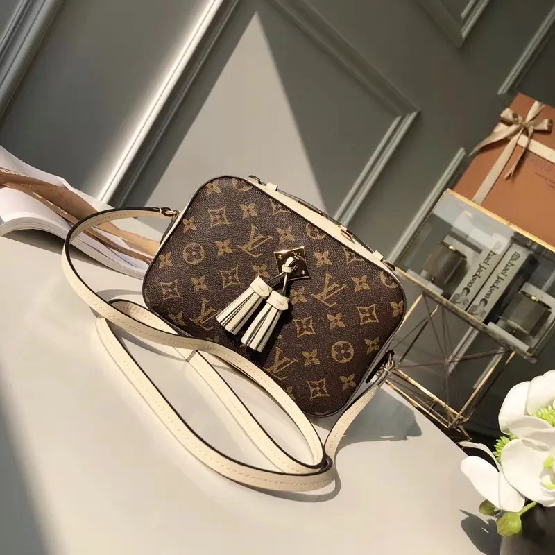 2018 premium monogram canvas saintonge handbag creme m43555 5 2018 premium monogram canvas saintonge handbag creme m43555 5
