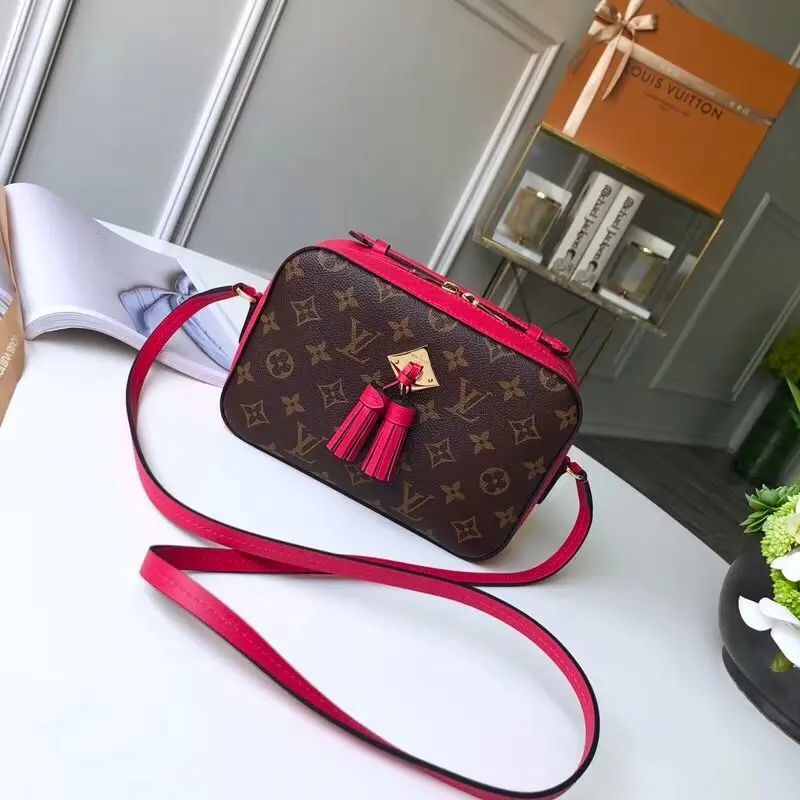 2018 premium monogram canvas saintonge handbag freesia m43557 3 2018 premium monogram canvas saintonge handbag freesia m43557 3