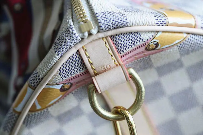 2018 premium monogram damier azur speedy 30 n41063 3