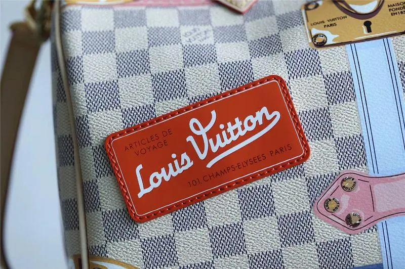 2018 premium monogram damier azur speedy 30 n41063 5