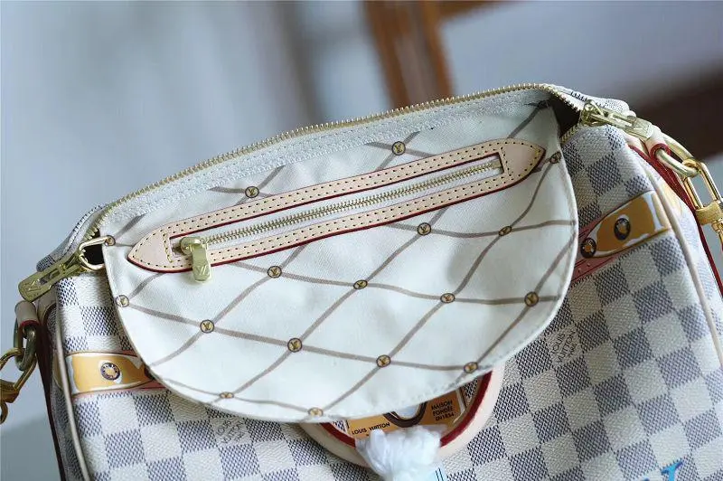 2018 premium monogram damier azur speedy 30 n41063 7