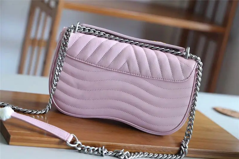 2018 premium new wave chain bag mm smoothie pink m51944 3