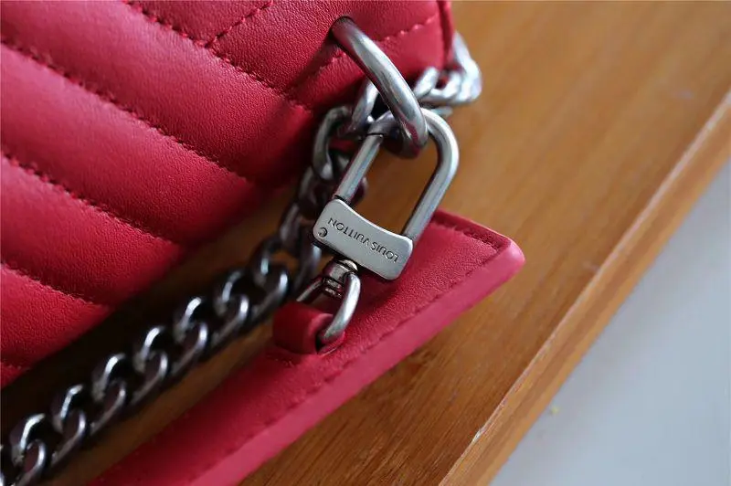 2018 premium new wave chain bag pm scarlet red ecarlate m51930 2 2018 premium new wave chain bag pm scarlet red ecarlate m51930 2