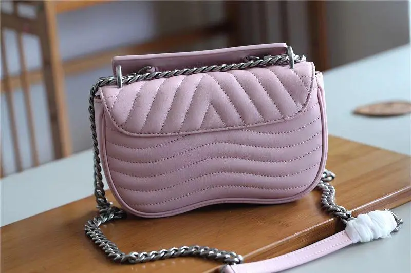 2018 premium new wave chain bag pm smoothie pink m51933 3 2018 premium new wave chain bag pm smoothie pink m51933 3