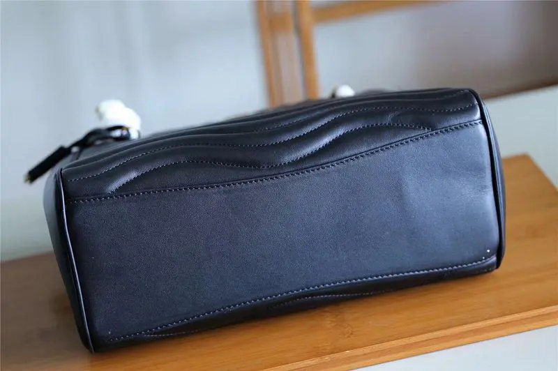 2018 premium new wave chain tote deep black noir m51496 4 2018 premium new wave chain tote deep black noir m51496 4