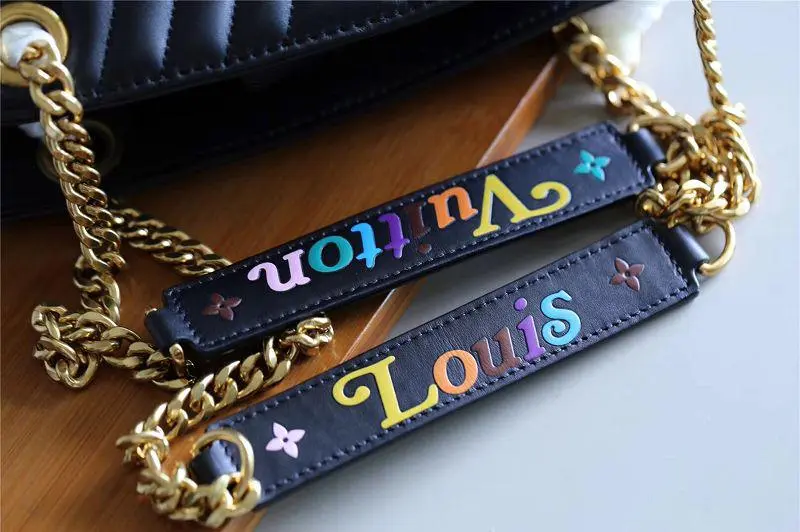 2018 premium new wave chain tote deep black noir m51496 7 2018 premium new wave chain tote deep black noir m51496 7