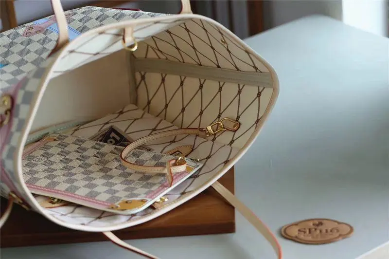 2018 premium resort damier azur neverfull mm m41065 2