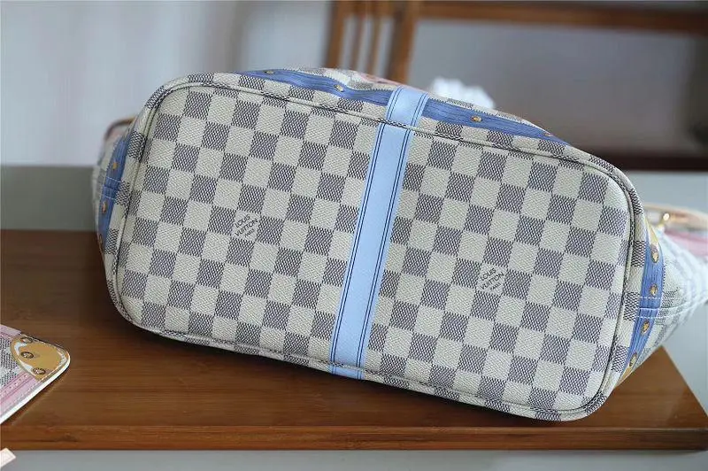 2018 premium resort damier azur neverfull mm m41065 5