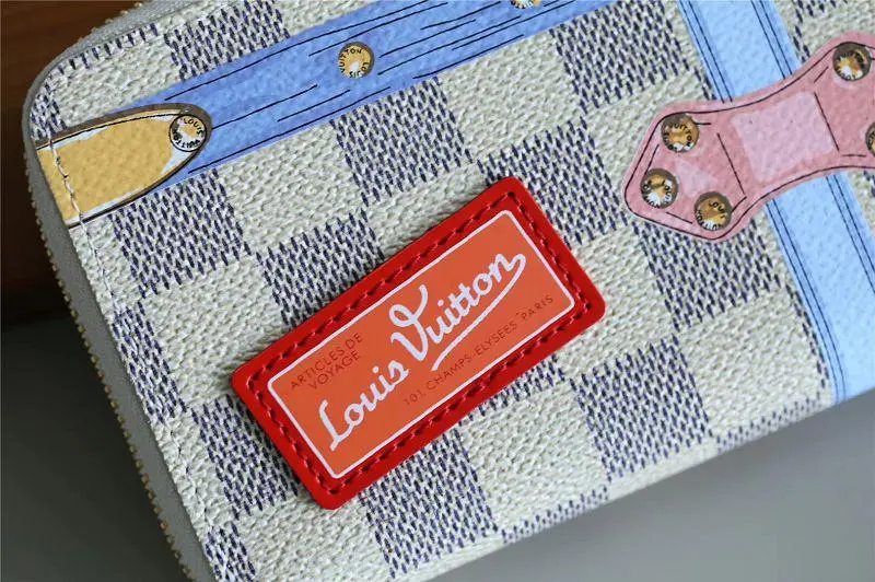 2018 premium summer damier azur clemence wallet n60109 3 2018 premium summer damier azur clemence wallet n60109 3