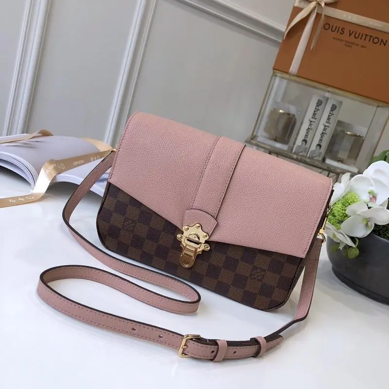 2019 cruise damier ebene canvas clapton bag magnolia n44244 2 2019 cruise damier ebene canvas clapton bag magnolia n44244 2