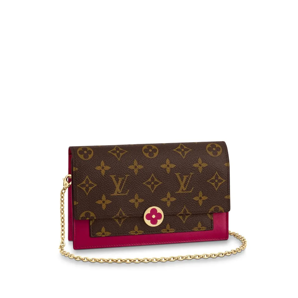 2019 cruise flore chain wallet lie de vin m67404 1