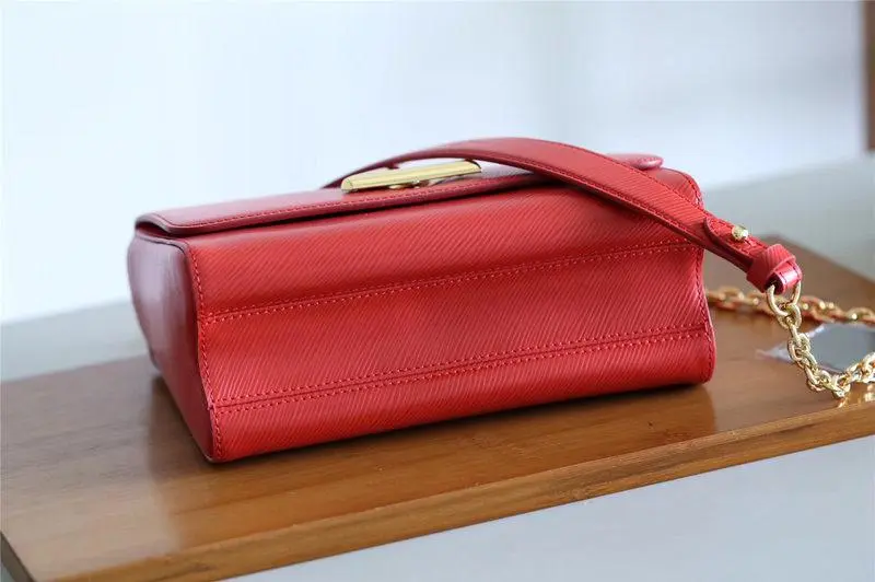 2019 epi leather twist mm red hl m50275 5