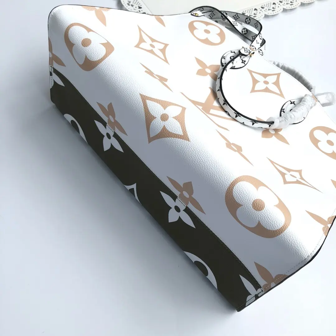 2019 giant mini monogram canvas onthego tote bag creme m44571 7