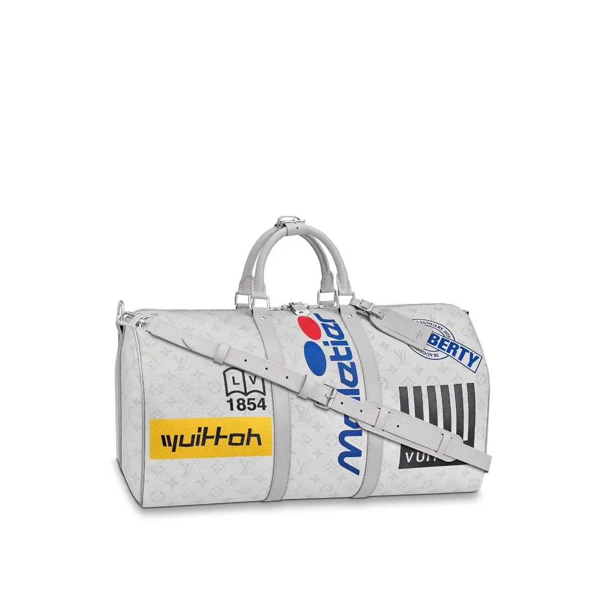 2019 historic monogram canvas keepall bandouliere 50 white m44643 1 2019 historic monogram canvas keepall bandouliere 50 white m44643 1