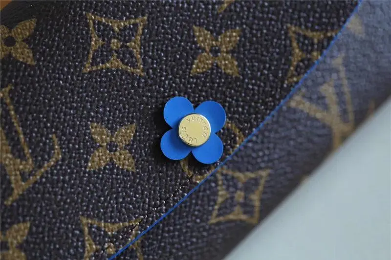 2019 monogram canvas emilie wallet bleu jean m63895 5