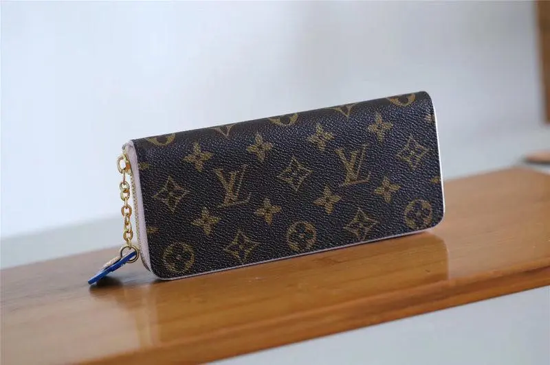 2019 monogram canvas emilie wallet rose ballerin m63896 4
