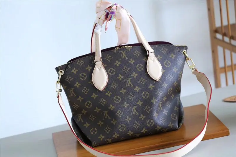 2019 monogram canvas flower zipped tote mm hl m44360 3