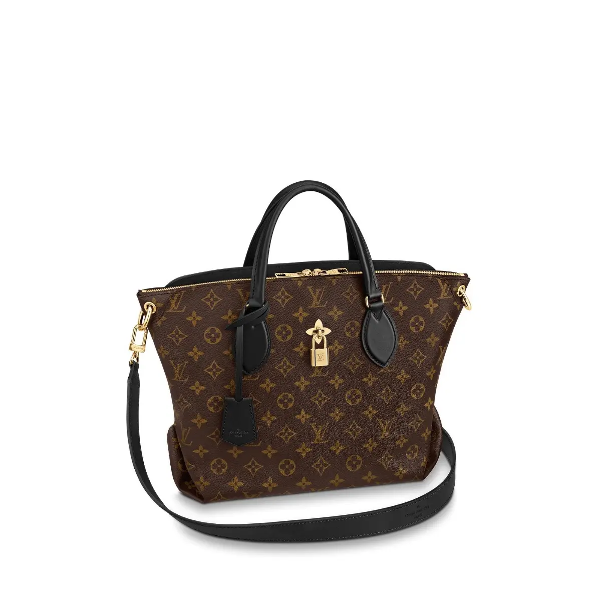 2019 monogram canvas flower zipped tote mm m44347 1 2019 monogram canvas flower zipped tote mm m44347 1