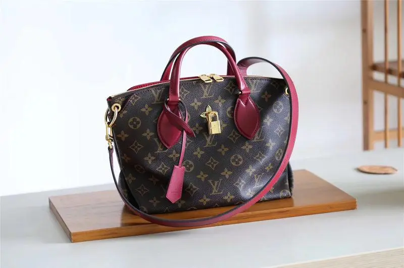 2019 monogram canvas flower zipped tote pm m44350 2