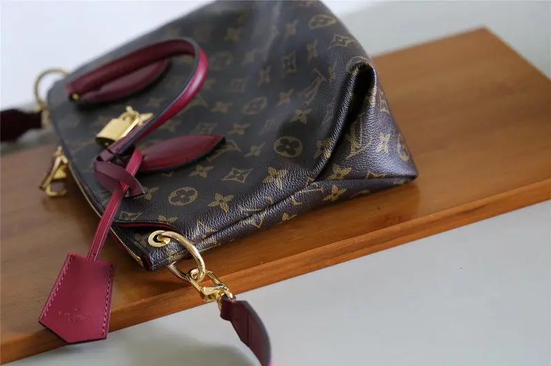 2019 monogram canvas flower zipped tote pm m44350 6