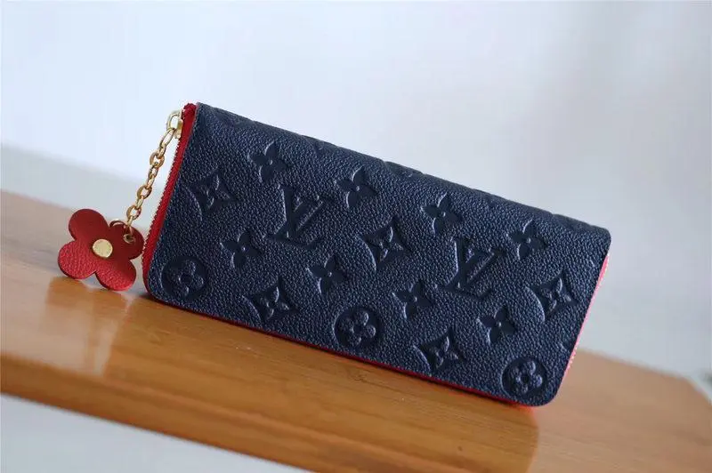 2019 monogram empreinte clemence wallet marine rouge m63920 5